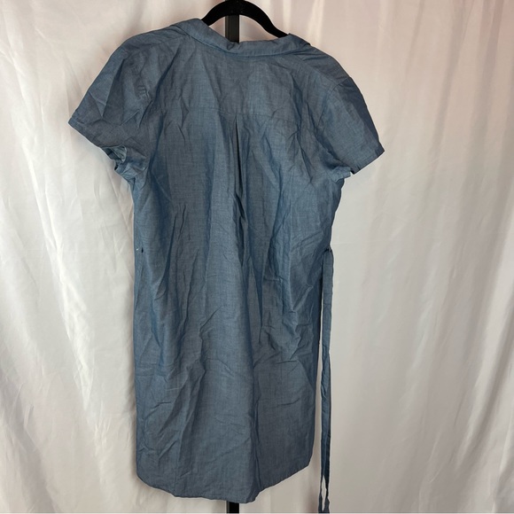 Nau Short Sleeve Twisted Shirt Dress, size 10 NWT - Picture 13 of 13